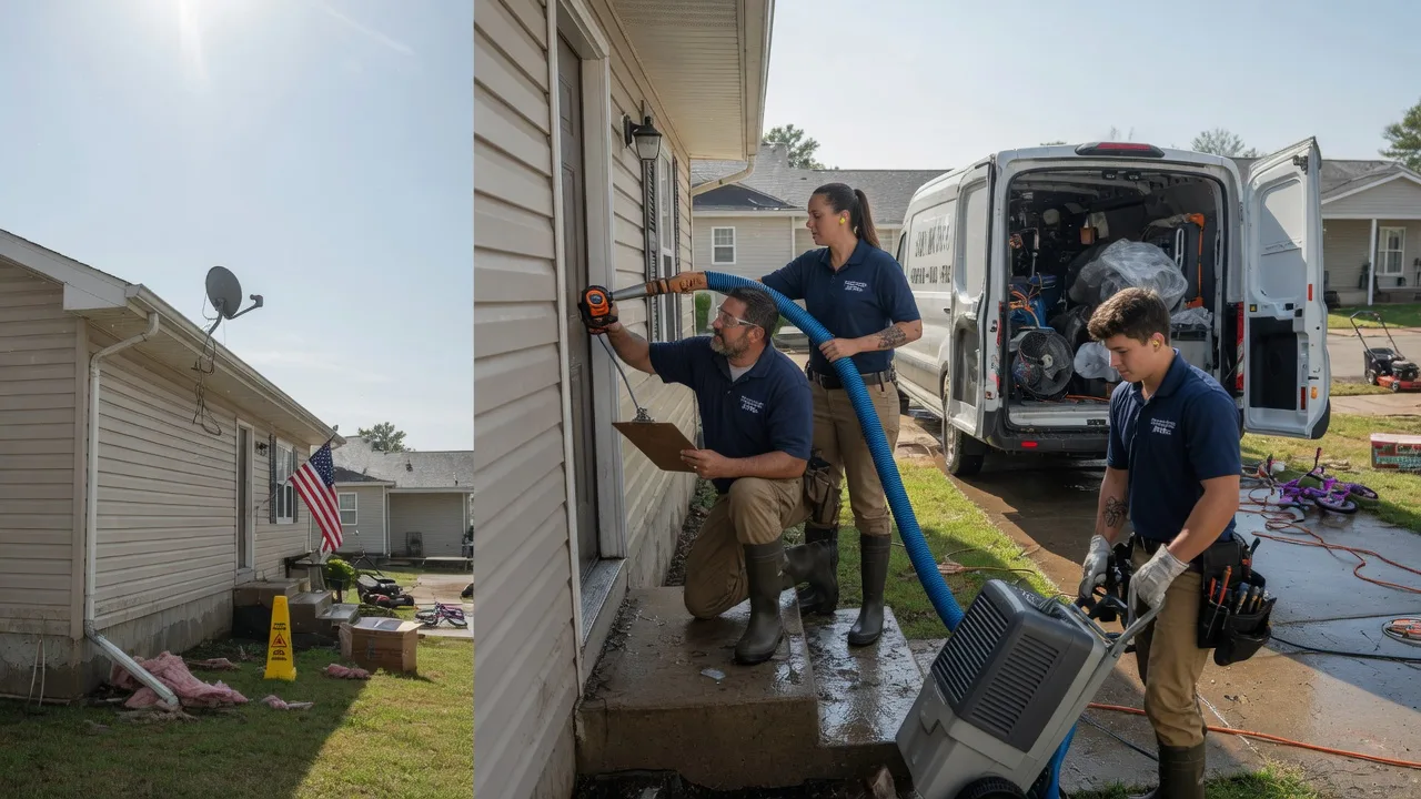 Ceiling Water Damage Restoration in Forsyth, MO near me